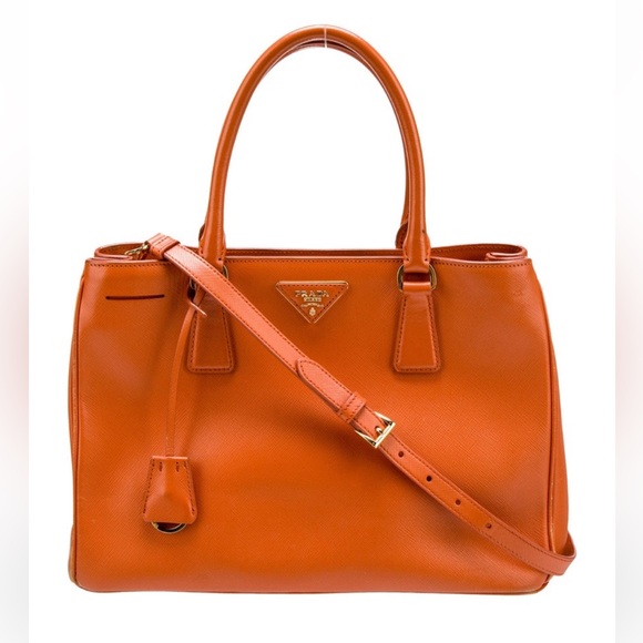 Prada Handbags - Prada
Saffiano Lux Leather Galleria Double Zip